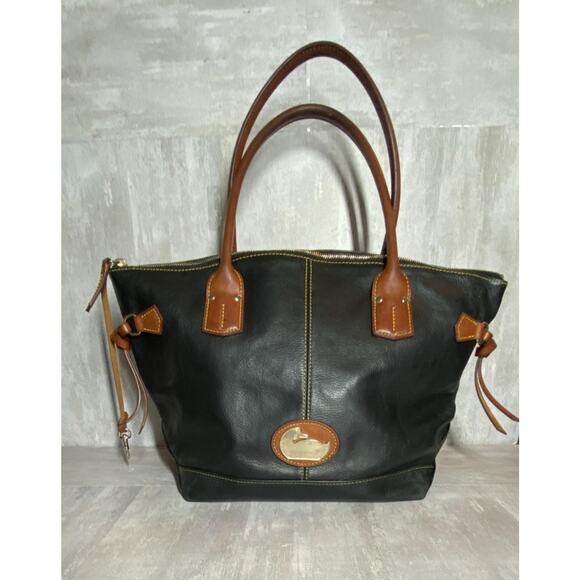 Dooney & Bourke Tote Bag Womens Large Leather Duck Purse Handbag - Picture 1 of 16